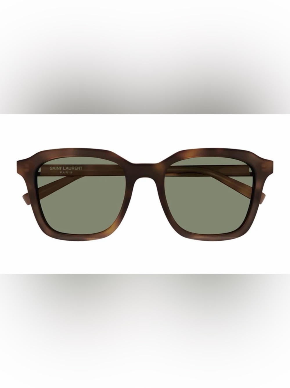 Like new-Saint Laurent unisex tortoise shell sunglasses with case.